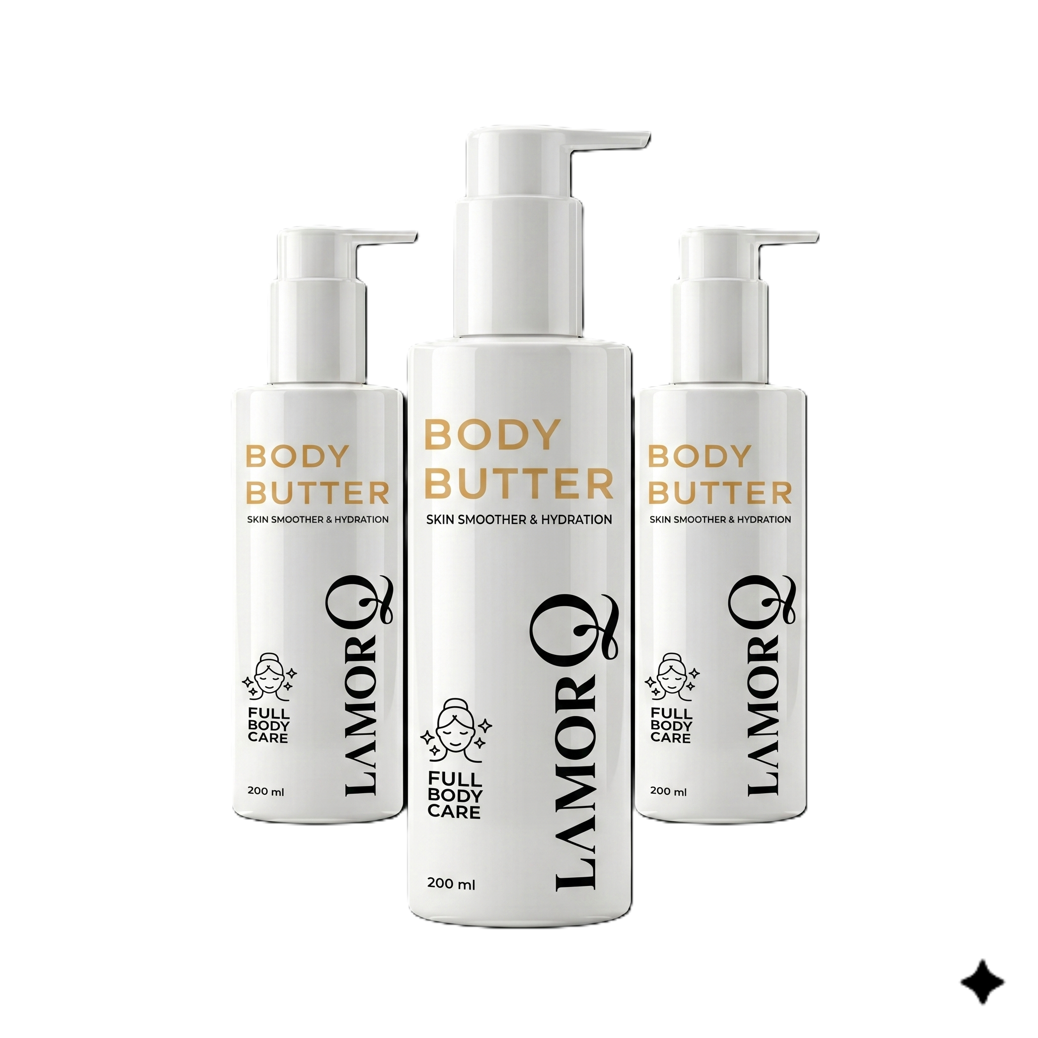 LAMORQ skincare bottle — premium natural skincare from Egypt